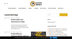 Desktop Screenshot of piraten-lsa.de